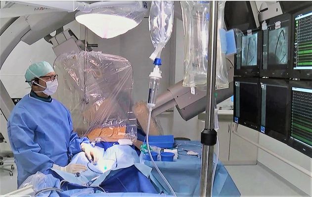 Eingriff im Katheterlabor