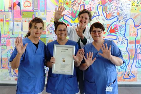 Hygiene Team der Kerckhoff-Klinik
