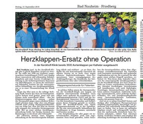 Herzklappenersatz ohne Operation