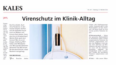 Virenschutz im Klinikalltag