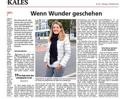 uer Zeitung vom 03112020 Wunder geschehen