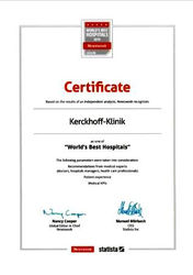 Urkunde World Best Hospitals