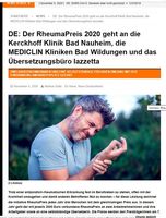 Rheuma Preis 2020 