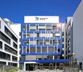 Haupteingang der Kerckhoff-Klinik