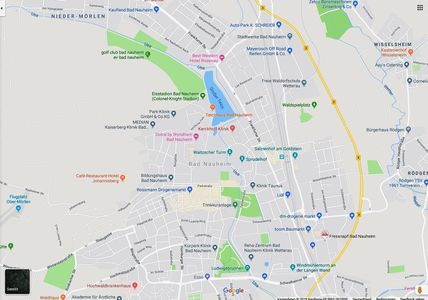 Lage der Kerckhoff-Klinik