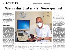 Wetterauer Zeitung 27052021 Artikel Dr. Kainer