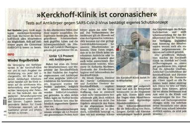 Kerckhoff-Klinik coronasicher