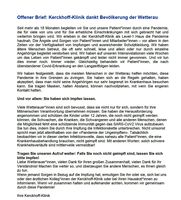 Offener Brief der Kerckhoff-Klink