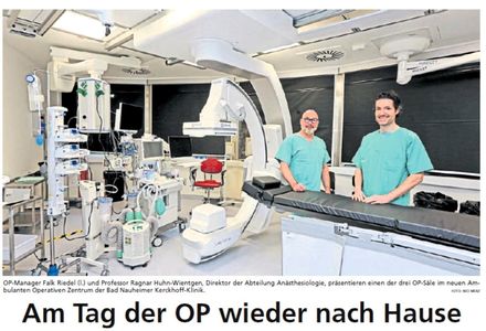 Am Tag der OP wieder nach Hause