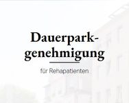Dauerparkgenehmigung für Rehapatienten